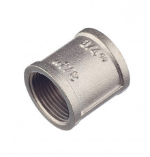 Муфта Valtec 3/4 ВР(г) х 3/4 ВР(г) латунная (VTr.270.N.0005)