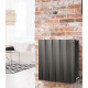 Радиатор биметаллический Royal Thermo Piano Forte 500 мм 12 секций 1' боковое подключение 591х960 мм черный