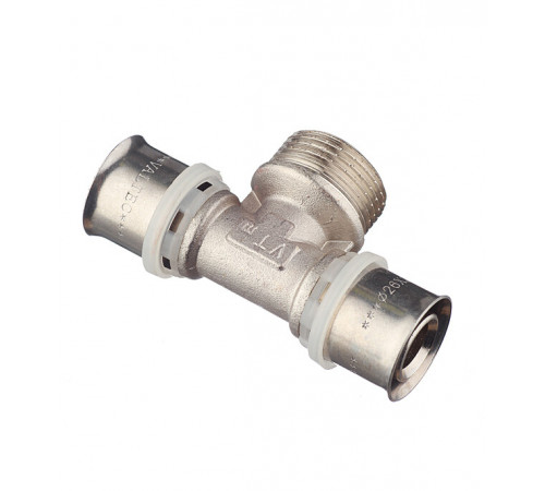 Тройник VALTEC (VTm.233.N.260626) 26(пресс) х 1 НР(ш) х 26(пресс) Тройник VALTEC (VTm.233.N.260626) 26(пресс) х 1 НР(ш) х 26(пресс)