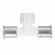 Тройник Henco (13PKW-320632) 32(пресс) х 1 ВР(г) х 32(пресс) белый PVDF