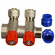 Коллектор Terma 3/4 ВР(г) х 2 выхода 16 обж(ц) х 3/4 НР(ш) регулируемый (89364)