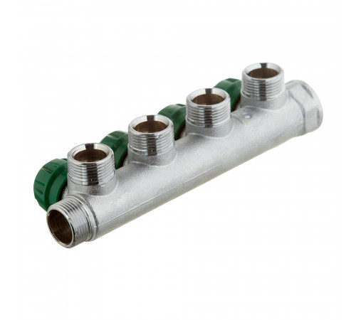 Коллектор Stout 3/4 ВР(г) х 4 выхода 3/4(ЕК) х 3/4 НР(ш) регулирующий (SMB-6850-343404) Коллектор Stout 3/4 ВР(г) х 4 выхода 3/4(ЕК) х 3/4 НР(ш) регулирующий (SMB-6850-343404)