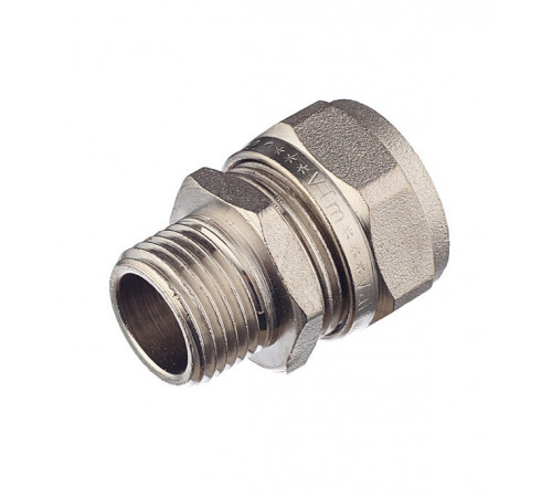 Соединитель прямой VALTEC (VTm.301.N.002004) 20 обж(ц) х 1/2 НР(ш)