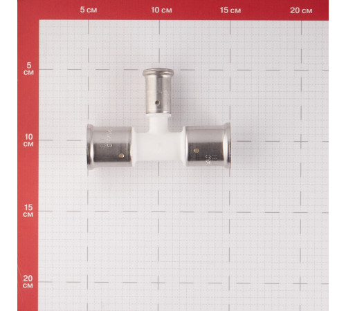 Тройник Henco (10PKW-261626) 26(пресс) х 16(пресс) х 26(пресс) PVDF белый Тройник Henco (10PKW-261626) 26(пресс) х 16(пресс) х 26(пресс) PVDF белый