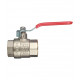 Кран шаровой латунный Valtec Base 3/4 ВР(г) х 3/4 ВР(г) ручка прямой (VT.214.N.05)