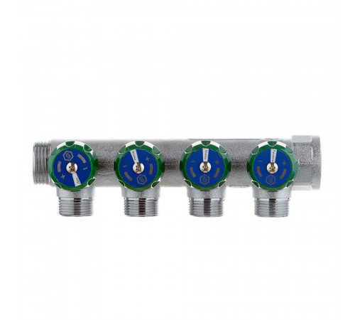 Коллектор Stout 1 ВР(г) х 4 выхода 3/4(ЕК) х 1 НР(ш) регулирующий (SMB-6850-013404) Коллектор Stout 1 ВР(г) х 4 выхода 3/4(ЕК) х 1 НР(ш) регулирующий (SMB-6850-013404)
