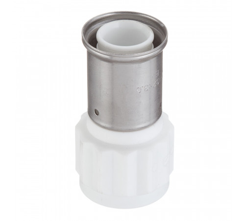 Муфта Henco (18PKW-3206) 32(пресс) х 1 ВР(г) белая PVDF Муфта Henco (18PKW-3206) 32(пресс) х 1 ВР(г) белая PVDF