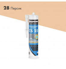 Герметик силиконовый затирка Церезит CS 25 № 28 персик 280 мл
