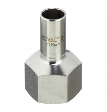 Соединитель Valtec (VTi.907.I.001806) 18 мм х 1 ВР(г) нержавеющая сталь