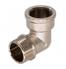 Угол с ограничителем CTM 1/2 ВР(г) х 1/2 НР(ш) латунный