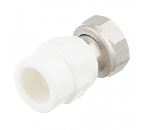 Муфта полипропиленовая Valtec с накидной гайкой 20 мм х 3/4 ВР(г) (VTp.708.0.02005)