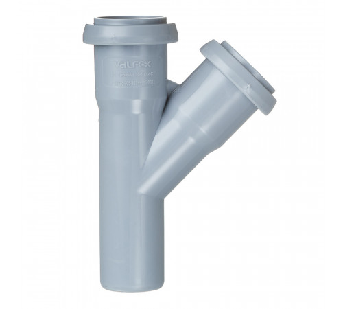 Тройник Valfex d32 мм 45° пластиковый для внутренней канализации Тройник Valfex d32 мм 45° пластиковый для внутренней канализации