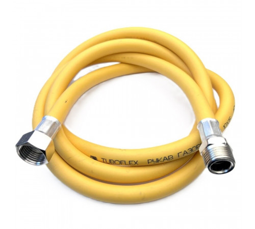 Шланг для газа ПВХ армированный Tuboflex 3/4 НР(ш) х 3/4 ВР(г) 200 см желтый Шланг для газа ПВХ армированный Tuboflex 3/4 НР(ш) х 3/4 ВР(г) 200 см желтый