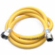 Шланг для газа ПВХ армированный Tuboflex 3/4 НР(ш) х 3/4 ВР(г) 200 см желтый