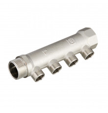 Коллектор Valtec 1 ВР(г) х 4 выхода 1/2 НР(ш) х 1 НР(ш) (VTc.500.N.0604)