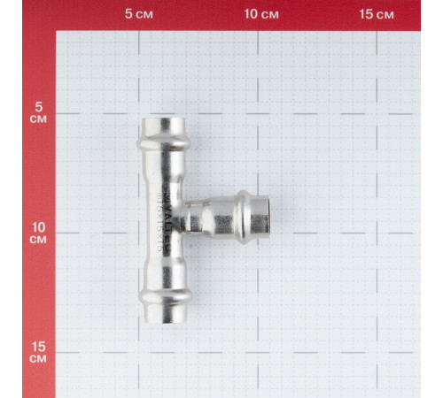 Тройник Valtec (VTi.931.I.151515) 15 х 15 х 15 мм нержавеющая сталь Тройник Valtec (VTi.931.I.151515) 15 х 15 х 15 мм нержавеющая сталь