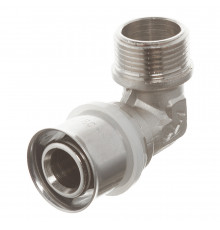 Угол VALTEC 26(пресс) х 3/4 НР(г)