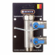 Коллектор Henco 3/4 ВР(г) х 2 выхода 3/4 НР(ш) ЕК х 3/4 НР(ш) с шаровыми кранами (VB050502-BLAUW)