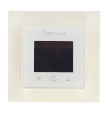 Терморегулятор программируемый для теплого пола Thermoreg TI 970 White белый