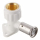 Водорозетка Henco (2PKW-1604) 16(пресс) х 1/2 ВР(г) PVDF белая