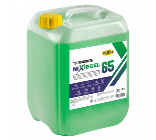 Теплоноситель Nixiegel DIXIS -65 °С 20 кг на основе этиленгликоля Теплоноситель Nixiegel DIXIS -65 °С 20 кг на основе этиленгликоля