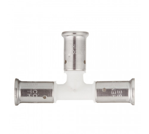 Тройник Henco (9PKW-161616) 16(пресс) х 16(пресс) х 16(пресс) PVDF белый