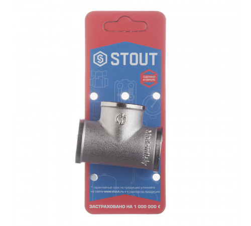 Тройник Stout 3/4 ВР(г) х 3/4 ВР(г) х 3/4 ВР(г) латунный (SFT-0020-000034) Тройник Stout 3/4 ВР(г) х 3/4 ВР(г) х 3/4 ВР(г) латунный (SFT-0020-000034)