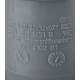 Тройник Ostendorf HTEA d32 мм 67° пластиковый для внутренней канализации (110300)