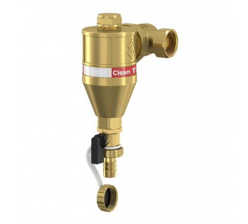 Сепаратор шлама Flamco Clean T 1 ВР(г) латунь (28053) Сепаратор шлама Flamco Clean T 1 ВР(г) латунь (28053)