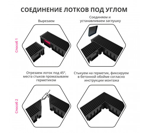 Лоток водоотводный пластиковый 1000х115х95 мм Gidrolica Light с пластиковой решеткой класс А15 (08061) Лоток водоотводный пластиковый 1000х115х95 мм Gidrolica Light с пластиковой решеткой класс А15 (08061)
