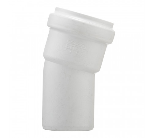 Отвод Pro Aqua Stilte Plus d58 мм 15° пластиковый шумопоглощающий для внутренней канализации Отвод Pro Aqua Stilte Plus d58 мм 15° пластиковый шумопоглощающий для внутренней канализации