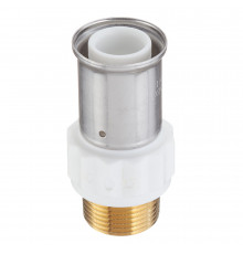 Муфта Henco (17PKW-3206) 32(пресс) х 1 НР(ш) белая PVDF