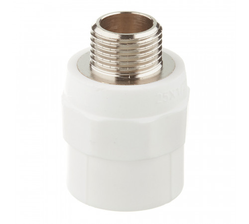 Муфта полипропиленовая Valtec 25 мм х 1/2 НР(ш) (VTp.701.0.02504) Муфта полипропиленовая Valtec 25 мм х 1/2 НР(ш) (VTp.701.0.02504)