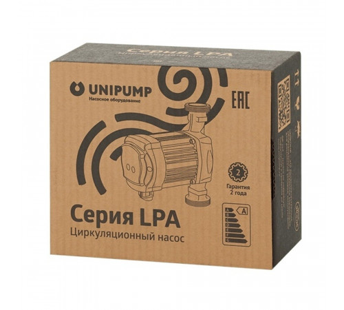 Циркуляционный насос для систем отопления UNIPUMP LPA 20-40 DN20 подъем 4 м 130 мм с гайками (20023) Циркуляционный насос для систем отопления UNIPUMP LPA 20-40 DN20 подъем 4 м 130 мм с гайками (20023)