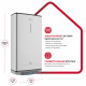 Водонагреватель накопительный Ariston Velis LUX INOX PW ABSE WIFI 80 электрический 80 л 1,5/2,5 кВт плоский универсальный