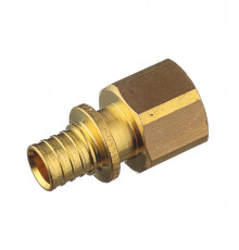Соединитель прямой Stout 16 мм х 1/2 ВР(г) латунный (SFA-0002-001612)