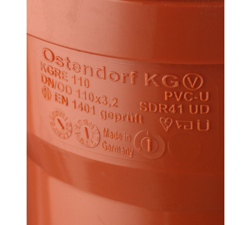 Ревизия Ostendorf KGRE d110 мм пластиковая для наружной канализации (220600) Ревизия Ostendorf KGRE d110 мм пластиковая для наружной канализации (220600)