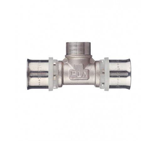 Тройник VALTEC (VTm.232.N.260426) 26(пресс) х 1/2 ВР(г) х 26(пресс) Тройник VALTEC (VTm.232.N.260426) 26(пресс) х 1/2 ВР(г) х 26(пресс)
