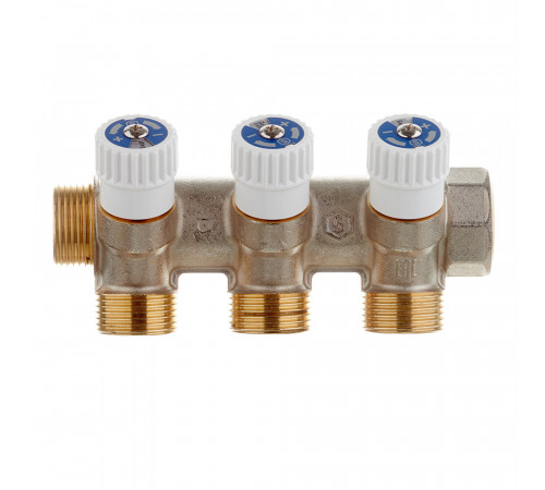Коллектор Stout 3/4 ВР(г) х 3 выхода 3/4(ЕК) х 3/4 НР(ш) регулирующий (SMB 6851 343403) Коллектор Stout 3/4 ВР(г) х 3 выхода 3/4(ЕК) х 3/4 НР(ш) регулирующий (SMB 6851 343403)