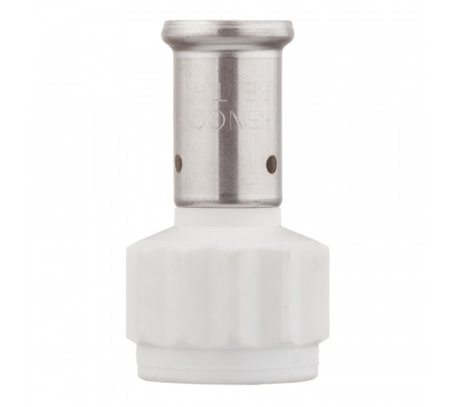 Муфта Henco (18PKW-1604) 16(пресс) х 1/2 ВР(г) PVDF белая Муфта Henco (18PKW-1604) 16(пресс) х 1/2 ВР(г) PVDF белая