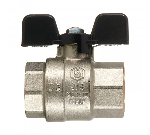 Кран шаровой латунный Stout SVB 3/4 ВР(г) х 3/4 ВР(г) полнопроходной бабочка прямой (SVB-0002-200020) Кран шаровой латунный Stout SVB 3/4 ВР(г) х 3/4 ВР(г) полнопроходной бабочка прямой (SVB-0002-200020)