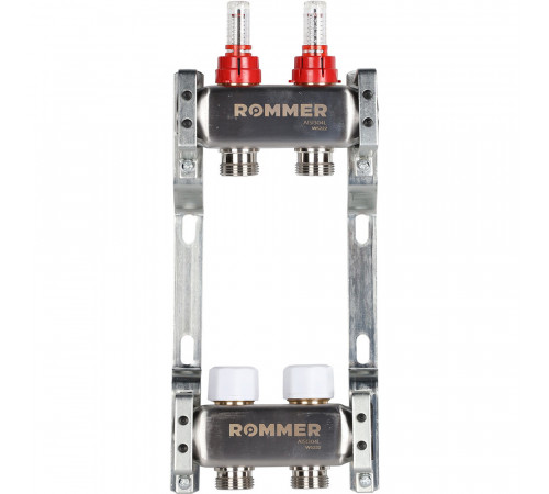 Коллекторная группа с расходомерами Rommer 1 ВР(г) х 2 выхода 3/4 НР(ш) ЕК х 1 ВР(г) Коллекторная группа с расходомерами Rommer 1 ВР(г) х 2 выхода 3/4 НР(ш) ЕК х 1 ВР(г)