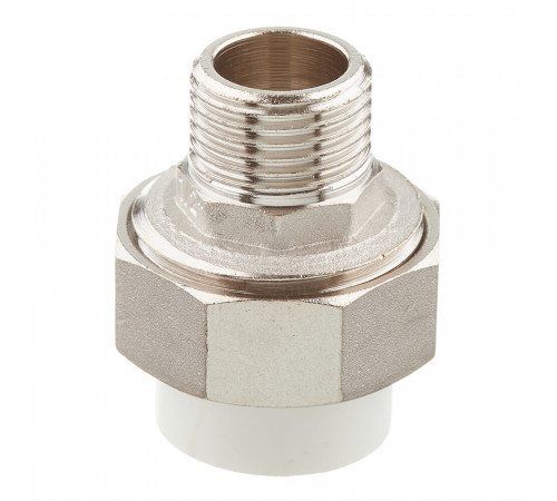 Муфта полипропиленовая Valtec разъемная (американка) 20 мм х 1/2 НР(ш) (VTp.761.0.02004) Муфта полипропиленовая Valtec разъемная (американка) 20 мм х 1/2 НР(ш) (VTp.761.0.02004)
