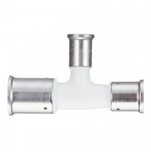 Тройник Henco (11PKW-322026) 32(пресс) х 20(пресс) х 26(пресс) белый PVDF