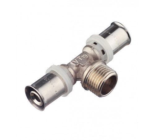 Тройник VALTEC (VTm.233.N.160416) 16(пресс) х 1/2 НР(ш) х 16(пресс) Тройник VALTEC (VTm.233.N.160416) 16(пресс) х 1/2 НР(ш) х 16(пресс)