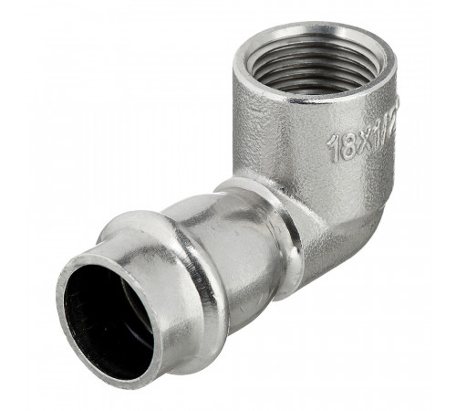 Угол Valtec (VTi.952.I.001804) 90° 18 мм х 1/2 ВР(г) нержавеющая сталь Угол Valtec (VTi.952.I.001804) 90° 18 мм х 1/2 ВР(г) нержавеющая сталь