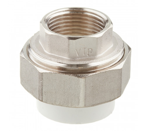 Муфта полипропиленовая Valtec разъемная (американка) 25 мм х 3/4 ВР(г) (VTp.762.0.02505) Муфта полипропиленовая Valtec разъемная (американка) 25 мм х 3/4 ВР(г) (VTp.762.0.02505)
