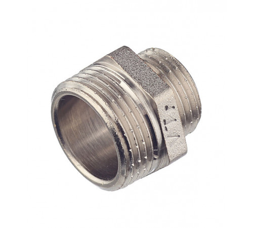 Ниппель переходной Valtec 3/4 НР(ш) х 1/2 НР(ш) латунный (VTr.580.N.0504) Ниппель переходной Valtec 3/4 НР(ш) х 1/2 НР(ш) латунный (VTr.580.N.0504)