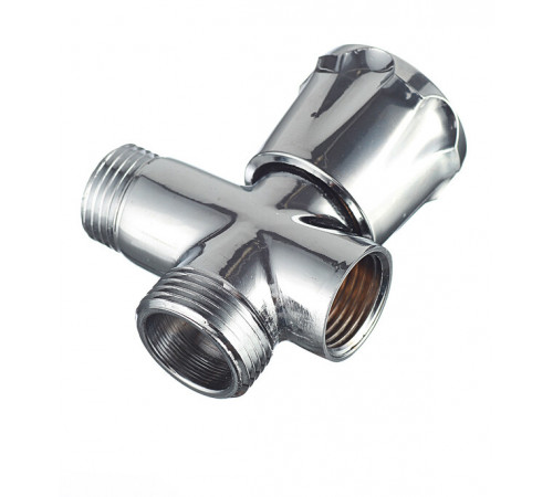 Кран шаровой латунный Valtec 1/2 ВР(г) х 3/4 НР(ш) х 1/2 НР(ш) к бытовой технике вентиль трехходовой (VT.255.N.04) Кран шаровой латунный Valtec 1/2 ВР(г) х 3/4 НР(ш) х 1/2 НР(ш) к бытовой технике вентиль трехходовой (VT.255.N.04)