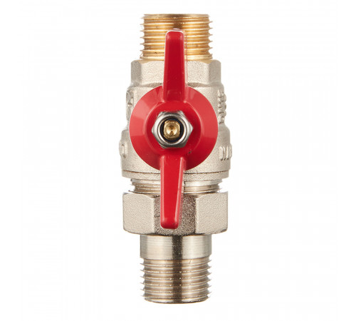 Кран шаровой латунный Valtec Base 1/2 НР(ш) х 1/2 НР(ш) бабочка с полусгоном прямой (VT.226.N.04) Кран шаровой латунный Valtec Base 1/2 НР(ш) х 1/2 НР(ш) бабочка с полусгоном прямой (VT.226.N.04)